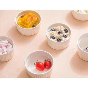 12 Sauce Cups 1 1/2  OZ, Small Dipping Bowls, Mini Ramekins Souffle-2boxes of 6